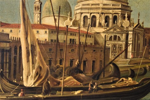 Louis XV - Venise, entré dans le Grand Canal de la "Chiesa della Salute" du XVIIIe